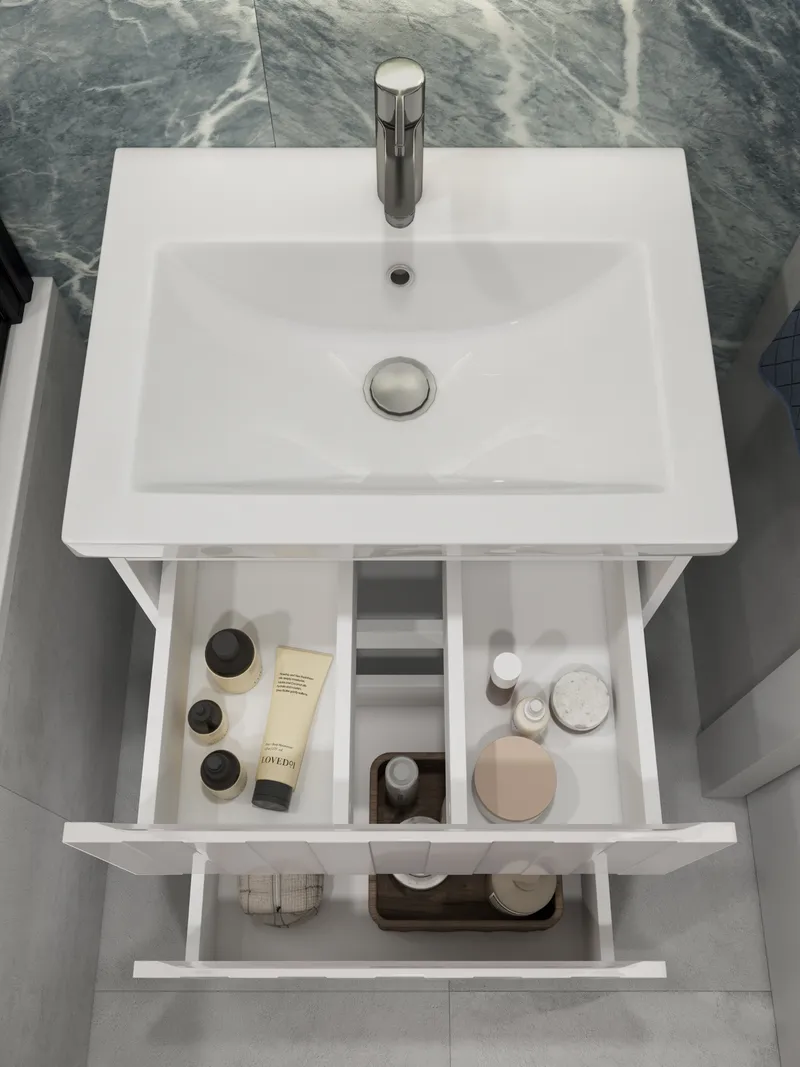 Тумба под раковину Ellio 600-0-2 (Como)-1