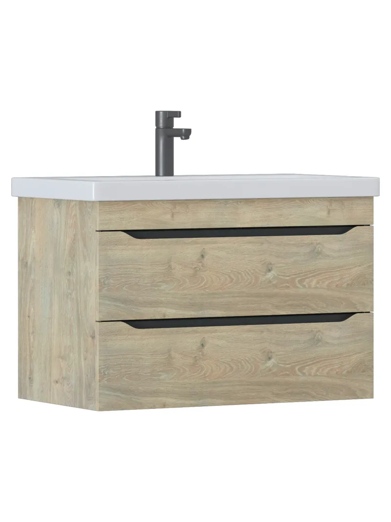 Тумба под раковину навесная Siesta 800-0-2 (Como) дуб давос-0