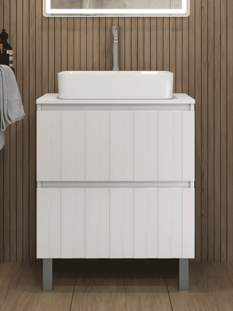 Тумба под раковину Ellio 700-0-2 со столешницей-0