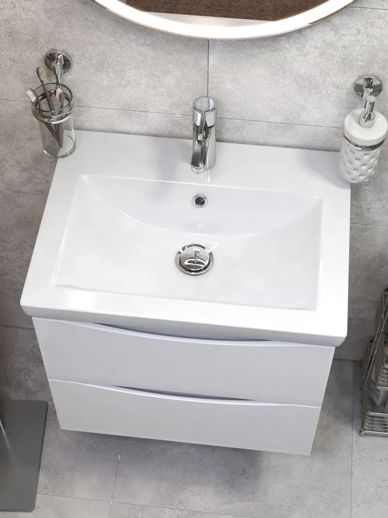 Тумба под раковину Paola 700-0-2 (Como) навесная-3