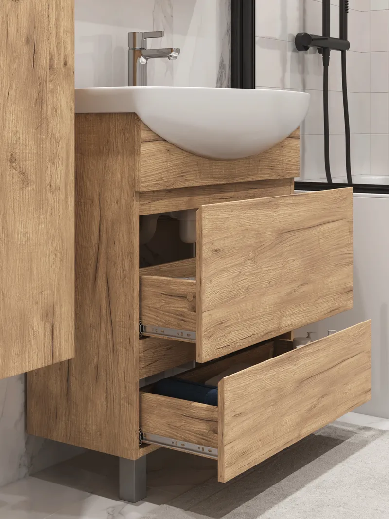 Тумба под раковину Modul 700-0-2 (Балтика) дуб золотой-1