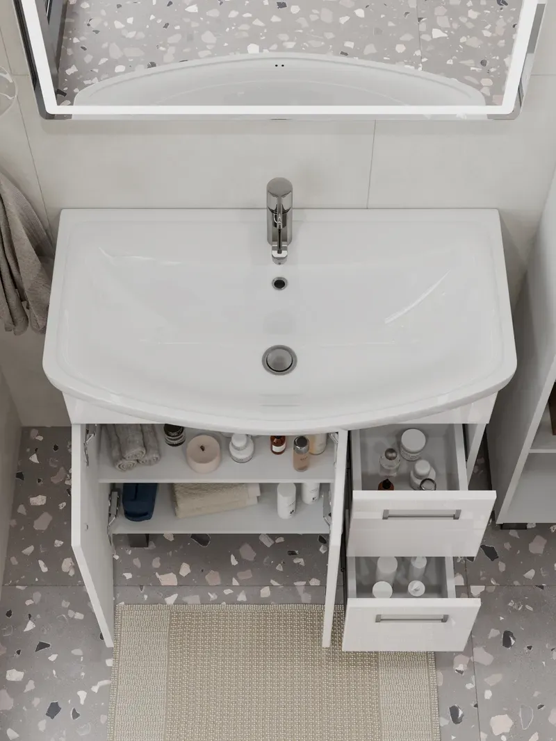 Тумба под раковину Bianca 800-2-2 (Балтика)-1