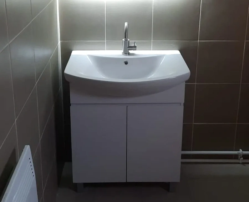 Тумба под раковину Modul 700-2-0 (Балтика) белый-14