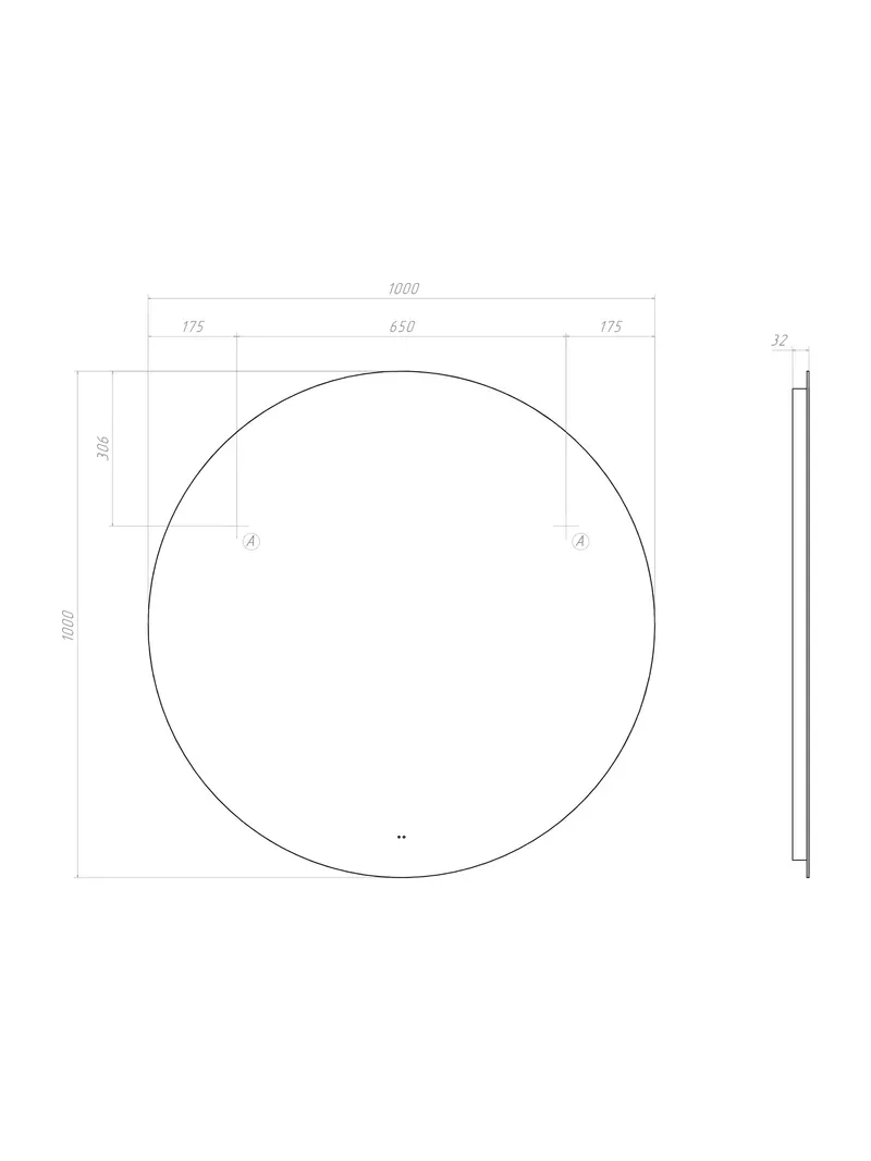 Зеркало Paola Comfort 1000 OLEVARO-11