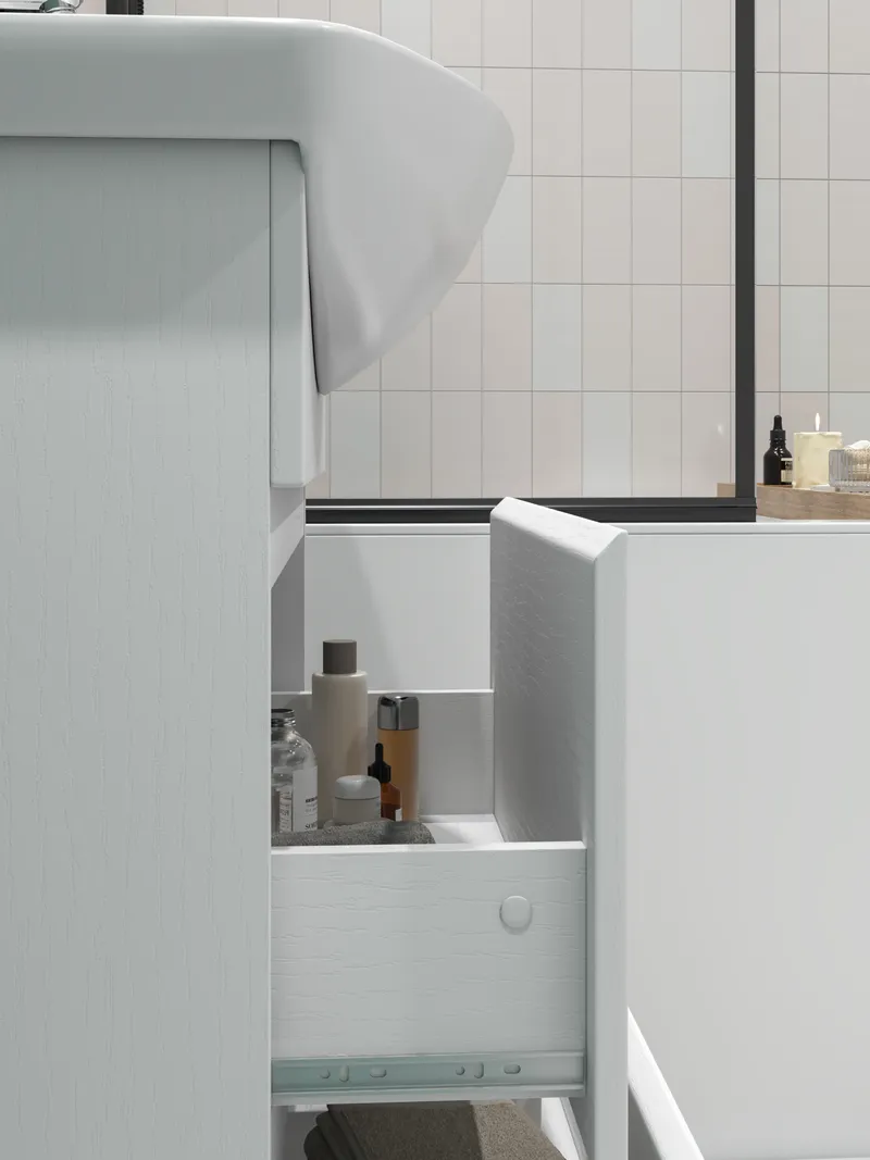 Тумба под раковину Modul 700-0-2 (Балтика) белый-3