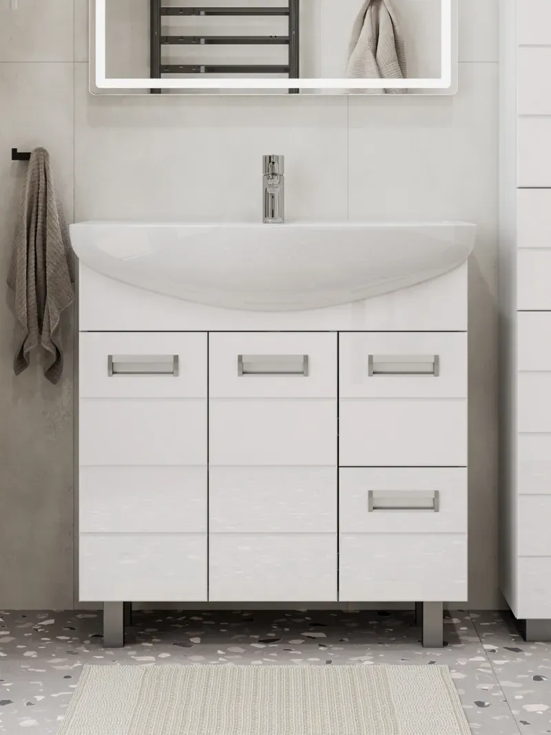 Тумба под раковину Bianca 800-2-2 (Балтика)-0