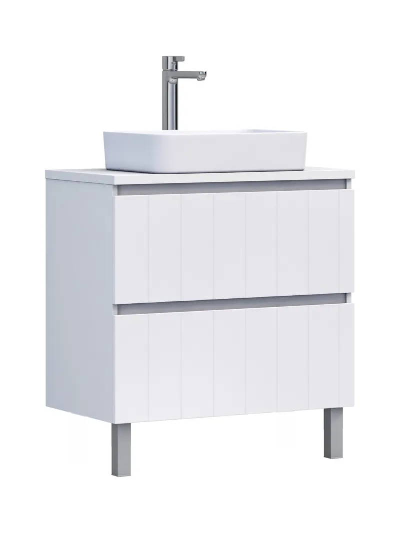 Тумба под раковину Ellio 800-0-2 со столешницей-5