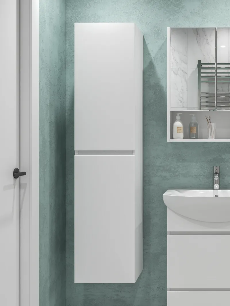 Тумба под раковину Modul 600-0-2 (Балтика) белый-5