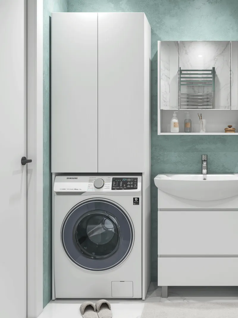 Тумба под раковину Modul 700-0-2 (Балтика) белый-5