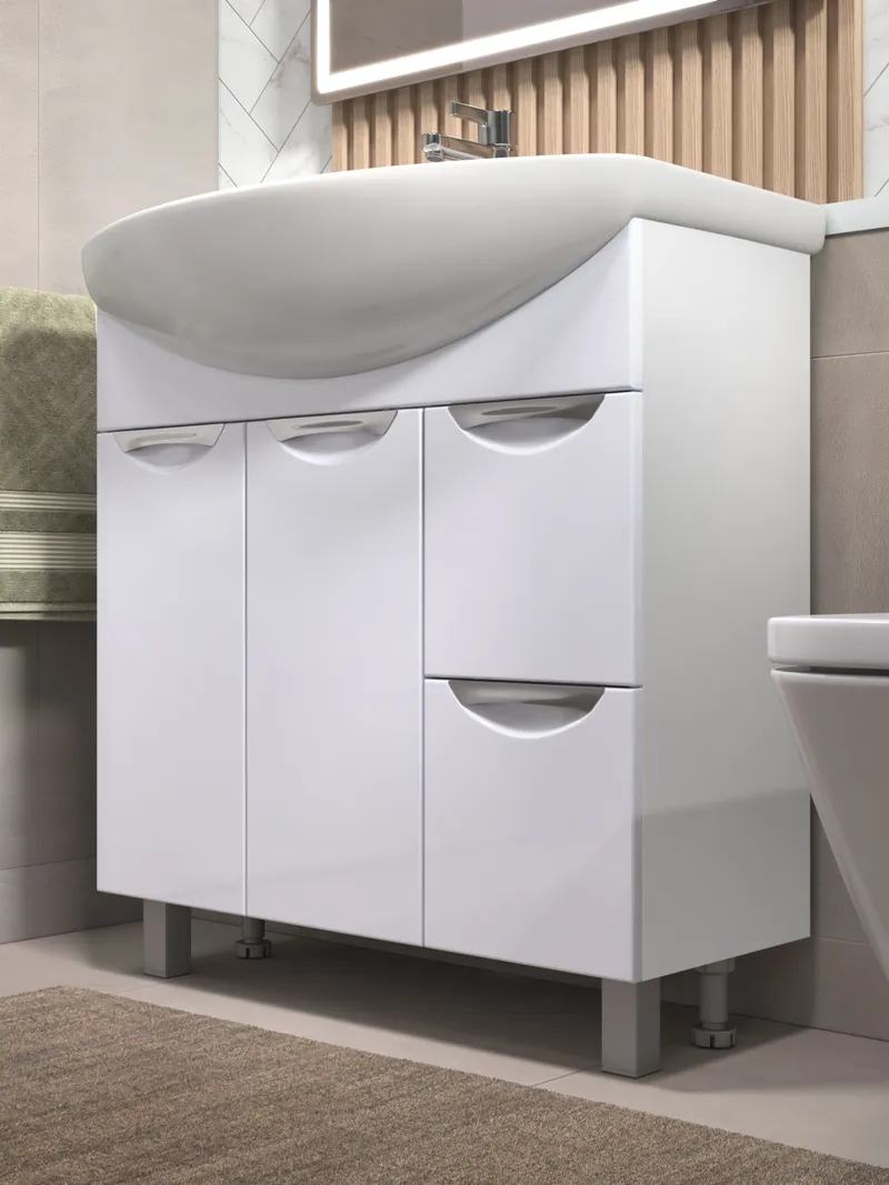 Тумба под раковину Colibri 800-2-2 (Балтика)-3