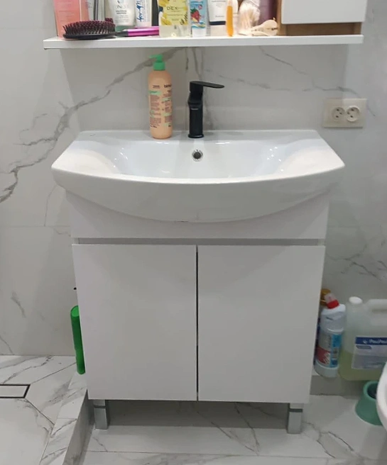 Тумба под раковину Modul 700-2-0 (Балтика) белый-12