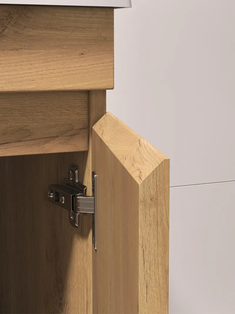 Тумба под раковину Modul 600-2-0 (Азимут) дуб золотой-2