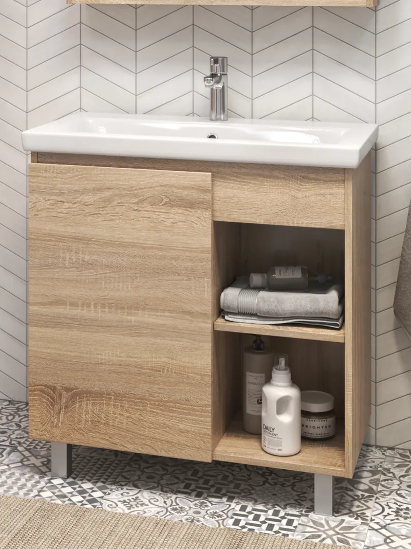 Тумба под раковину Modul 800-1-0 (Como) дуб сонома-0