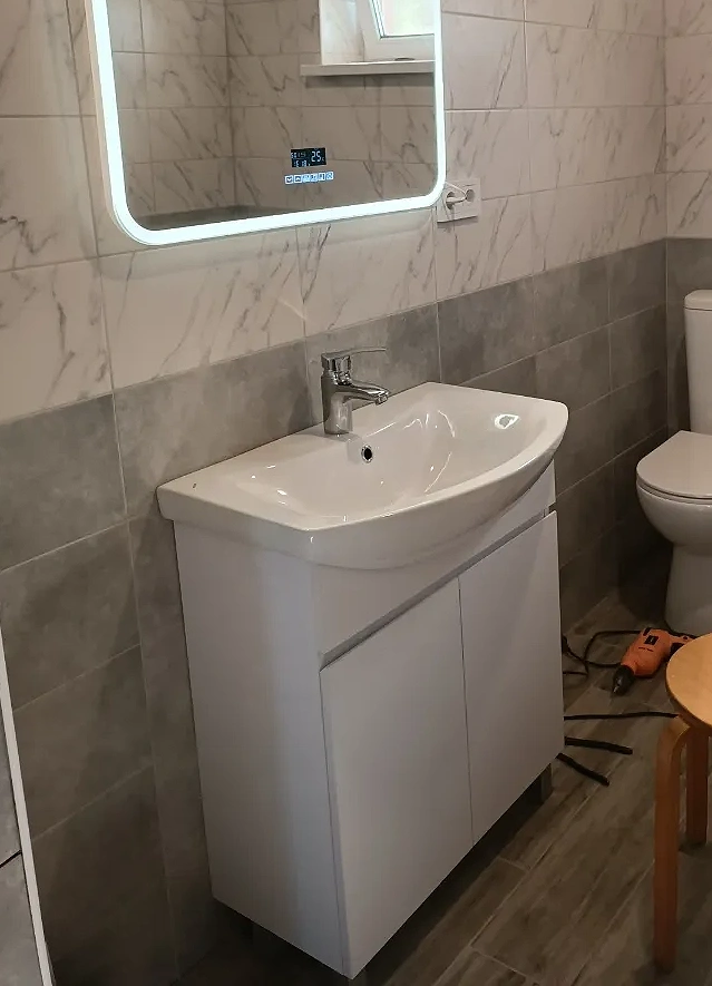 Тумба под раковину Modul 700-2-0 (Балтика) белый-15