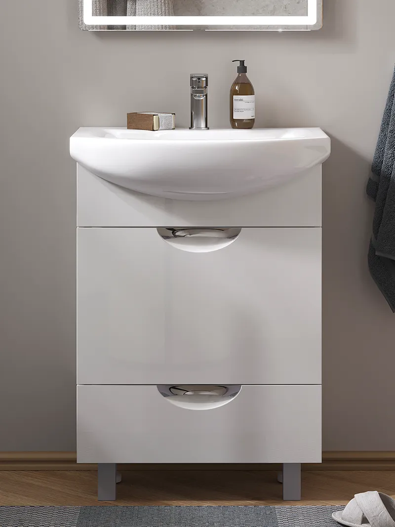 Тумба под раковину Colibri 600-0-2 (Балтика)-0