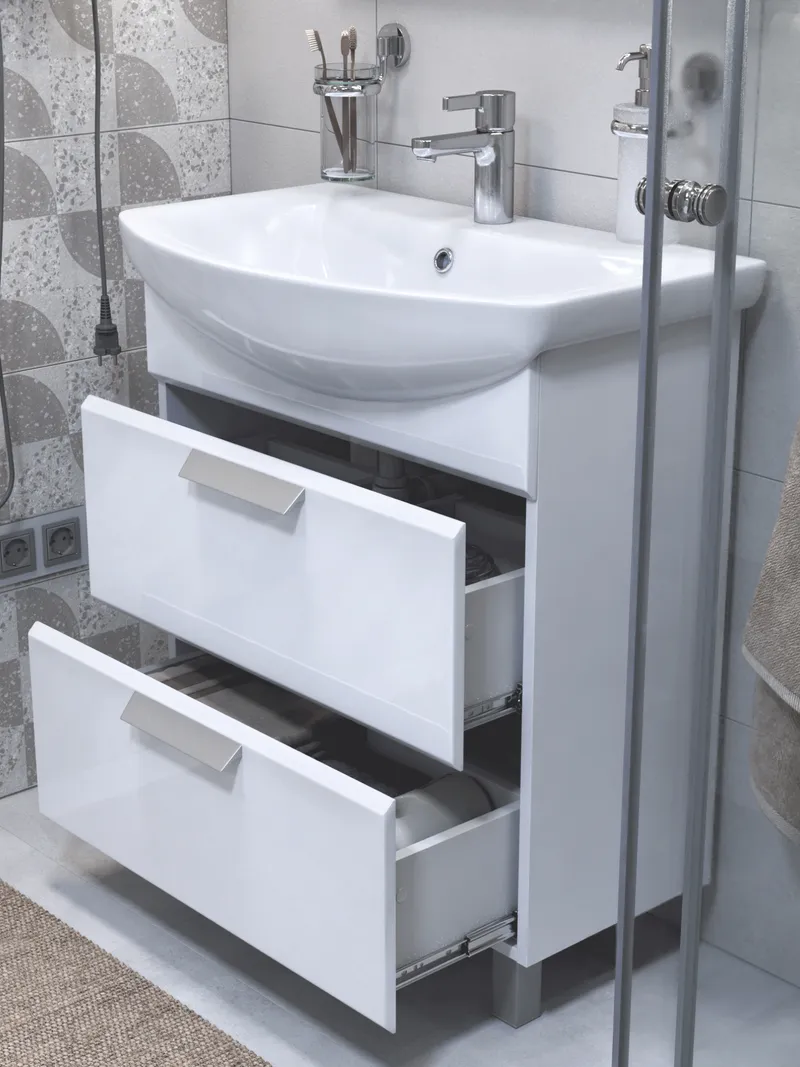 Тумба под раковину Kelly 700-0-2 (Балтика)-1