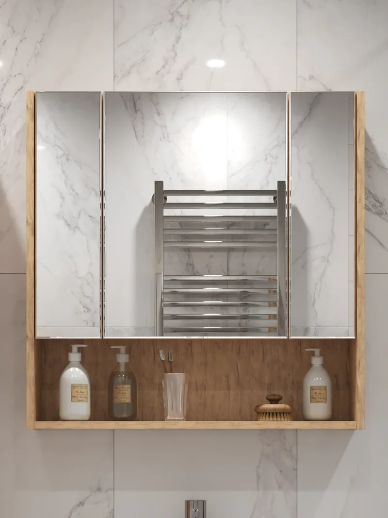 Тумба под раковину Modul 700-0-2 (Балтика) дуб золотой-7