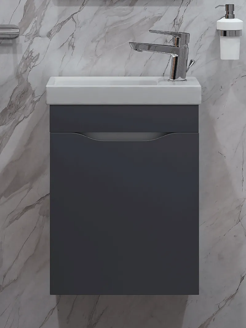 Тумба под раковину Celine 400-1-0 (Como) навесная-0