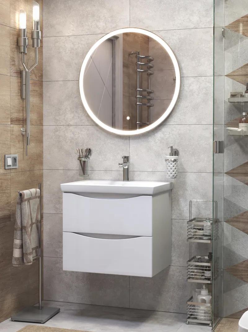 Тумба под раковину Paola 700-0-2 (Como) навесная-4