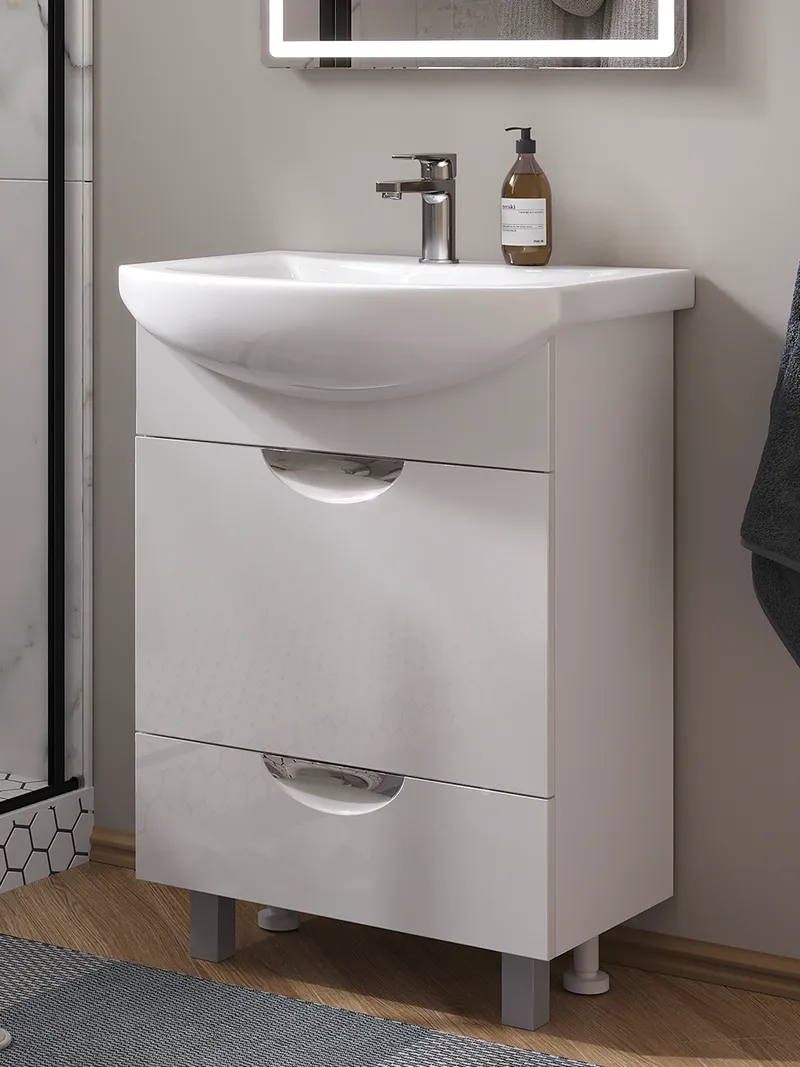 Тумба под раковину Colibri 600-0-2 (Балтика)-6