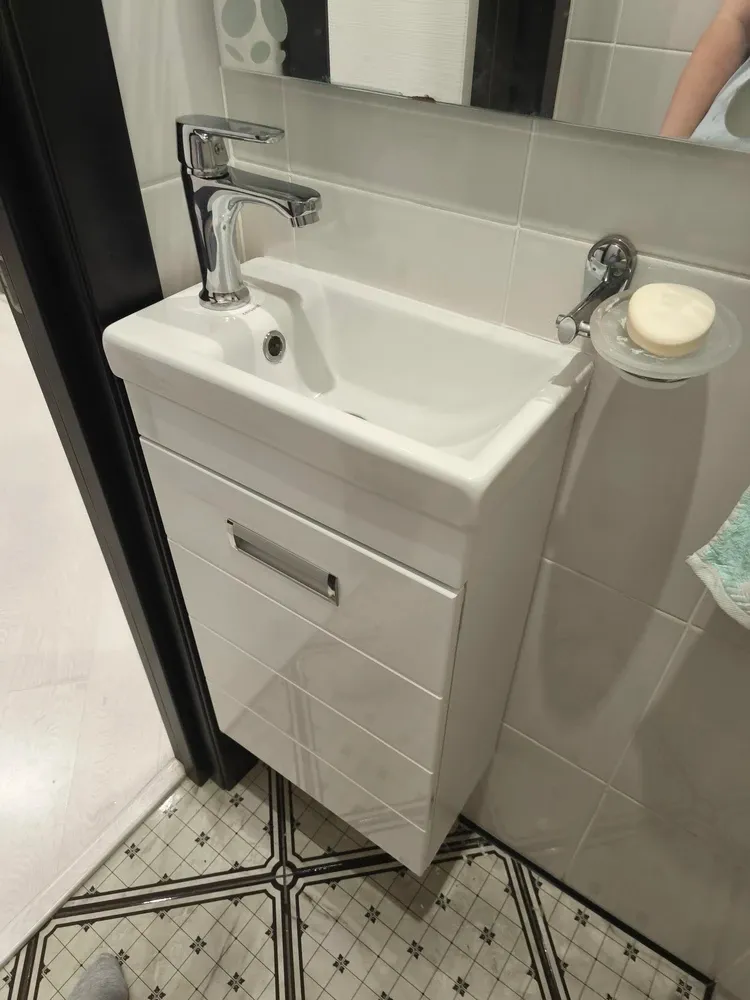 Тумба под раковину Bianca 400-1-0 (Como)-10