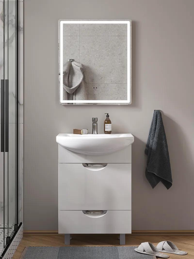 Тумба под раковину Colibri 600-0-2 (Балтика)-5